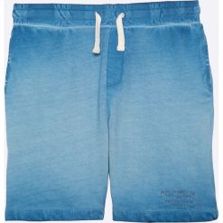 Pepe Jeans - Szorty dziecięce Roller 122-180 cm. Niebieskie spodenki chłopięce z bawełny, casualowe. W wyprzedaży za 89,90 zł.
