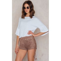 Szorty damskie: Sally & Circle Szorty Louisiana – Brown,Beige