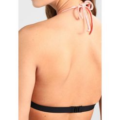 Stroje dwuczęściowe damskie: Seafolly DAWNTODUSK EMBROIDERED FIXED Góra od bikini black