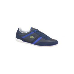 Buty Lacoste Giron SPM0018003. Niebieskie trampki męskie marki Lacoste, bez wzorów, bez zapięcia. Za 349,99 zł.