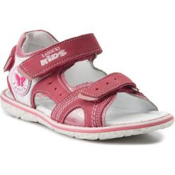 Sandały LASOCKI KIDS - CI12-BOSTON-01 Różowy Ciemny. Różowe sandały dziewczęce Lasocki Kids, ze skóry, bez zapięcia. W wyprzedaży za 59,99 zł.