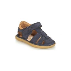 Sandały Dziecko Shoo Pom CRESPIN TONTON NUBUCK. Niebieskie sandały chłopięce Shoo Pom, z nubiku, bez zapięcia. Za 299,00 zł.