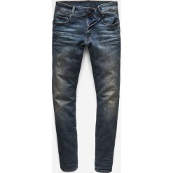 G-Star Raw - Jeansy 3301. Niebieskie jeansy męskie G-Star RAW, bez wzorów, retro. W wyprzedaży za 399,90 zł.