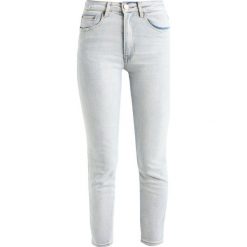 Lost Ink CHILL MOM Jeans Skinny Fit bleached denim. Niebieskie jeansy damskie marki Lost Ink, z elastanu. W wyprzedaży za 161,10 zł.
