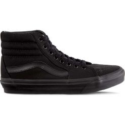 Wygodne Wysokie Czarne Buty Vans SK8 HI BJ4. Czarne trampki i tenisówki damskie marki Molly.pl, bez wzorów, z gumy, przed kolano, bez zapięcia. Za 339,00 zł.