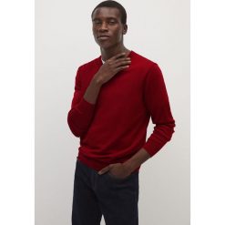 Mango Man - Sweter Willy V. Czarne swetry męskie Mango Man, s, bez wzorów, z wełny, bez kołnierzyka, bez kaptura. Za 199,99 zł.