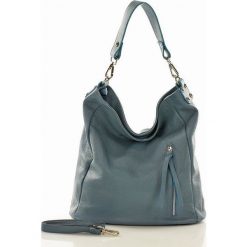 Torebki klasyczne damskie: Torebka skórzana italian bag MAZZINI EMMY jeans