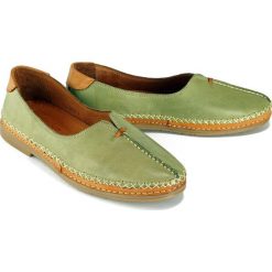MANITU 840808-7 khaki, półbuty damskie. Brązowe półbuty damskie Manitu, ze skóry. Za 239,90 zł.