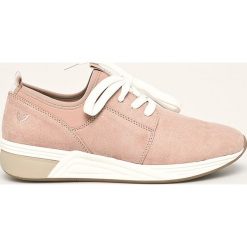 Marco Tozzi - Buty. Różowe buty sportowe damskie Marco Tozzi, bez wzorów, z gumy, sportowe. W wyprzedaży za 179,90 zł.