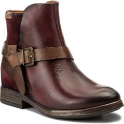 Botki PIKOLINOS - W8M-8919 Garnet. Czerwone buty zimowe damskie Pikolinos, z materiału. W wyprzedaży za 379,00 zł.
