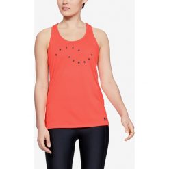 Under Armour Tech™ Podkoszulek Czerwony Pomarańczowy. Czerwone podkoszulki damskie Under Armour, l, z nadrukiem, z poliesteru, bez rękawów. Za 128,95 zł.