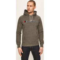 Champion - Bluza. Szare bluzy męskie Champion, s, z aplikacjami, z bawełny, z kapturem, bez rękawów, z kapturem. W wyprzedaży za 219,90 zł.