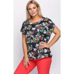 Granatowa Bluzka Broken Arrow. Niebieskie bluzki damskie marki Born2be, xl. Za 39,99 zł.