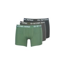Bokserki G-Star Raw CLASSIC TRUNK CLR 3 PACK. Zielone bokserki męskie G-Star RAW, bez wzorów. Za 179,00 zł.