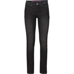 Dżinsy "Super skinny" bonprix czarny denim. Czarne rurki damskie bonprix, z denimu. Za 59,99 zł.