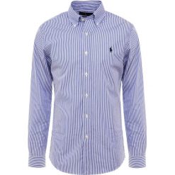 Polo Ralph Lauren NATURAL SLIM FIT Koszula blue/white bengal. Szare koszule męskie slim marki Polo Ralph Lauren, l, z bawełny, button down, z długim rękawem. Za 419,00 zł.