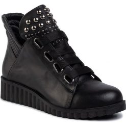 Sneakersy QUAZI - QZ-43-03-000431 101. Czarne półbuty damskie QUAZI, ze skóry. W wyprzedaży za 239,00 zł.