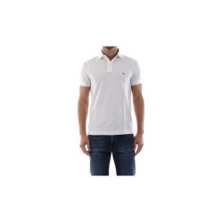 Koszulki polo z krótkim rękawem Tommy Hilfiger MW0MW09741 SLIM POLO. Szare koszulki męskie TOMMY HILFIGER, s, bez wzorów, z krótkim rękawem. Za 263,05 zł.