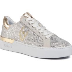 Sneakersy Liu Jo Silvia 11 BA0033 T2030. Szare półbuty damskie Liu Jo, bez wzorów, bez obcasa, bez zapięcia. W wyprzedaży za 389,00 zł.