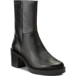 Botki VAGABOND - Tilda 4216-101-20 Black. Szare botki damskie na obcasie marki Vagabond, z gumy. W wyprzedaży za 349,00 zł.