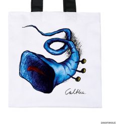 Shopper bag damskie: Błękitna trąbka – torba premium (kolory)