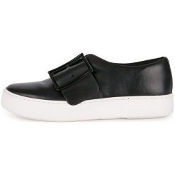 What For tenisówki slip-on damskie Rafa 41 czarne. Czarne trampki i tenisówki damskie What For, bez wzorów, na klamry. W wyprzedaży za 229,00 zł.