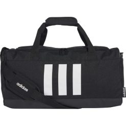 TORBA ADIDAS (NO SIZE). Czarne torby męskie na ramię Adidas, w paski, z poliesteru, sportowe. Za 99,99 zł.
