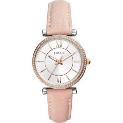 Fossil - Zegarek ES4484. Różowe zegarki damskie marki Fossil, ze stali. Za 499,90 zł.