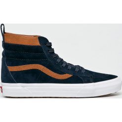 Vans - Trampki Sk8-Hi Mte. Niebieskie trampki męskie marki Vans, ze skóry, na sznurówki. W wyprzedaży za 299,90 zł.