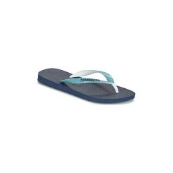 Japonki Havaianas TOP MIX. Niebieskie japonki damskie Havaianas, bez wzorów, bez obcasa. Za 71,20 zł.