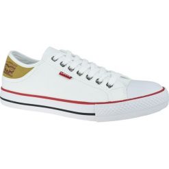 Levi's Stan Buck 223001-733-51. Białe trampki męskie Levi's®, bez wzorów, z tkaniny, bez zapięcia. W wyprzedaży za 179,99 zł.