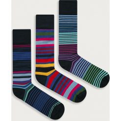 Paul Smith - Skarpetki (3-pack). Niebieskie skarpetki męskie Paul Smith, bez wzorów, z bawełny. Za 259,90 zł.