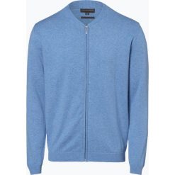 Finshley & Harding - Kardigan męski z dodatkiem kaszmiru, niebieski. Niebieskie kardigany damskie marki Finshley & Harding, m, z bawełny. Za 249,95 zł.