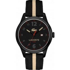 Zegarek LACOSTE Zegarek męski Lacoste 2010724. Czarne zegarki męskie marki Lacoste. Za 327,80 zł.