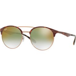 Ray-Ban - Okulary. Pomarańczowe okulary przeciwsłoneczne damskie Ray-Ban, okrągłe. W wyprzedaży za 449,90 zł.