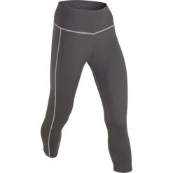 Legginsy sportowe, dł. 3/4, Level 2 bonprix antracytowy melanż. Szare legginsy sportowe damskie bonprix, w paski, na fitness i siłownię. Za 59,99 zł.