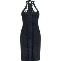 Chemical Black Matilda Dress Ladies Sukienka czarny. Czarne sukienki damskie marki Chemical Black, l, bez wzorów, bez kołnierzyka, bez rękawów. Za 199,90 zł.