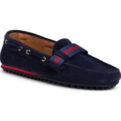 Mokasyny FABI - FU9838A Navy. Niebieskie mokasyny męskie Fabi, na co dzień, bez wzorów, ze skóry, eleganckie, bez zapięcia. Za 1219,00 zł.