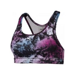 Puma 4Keeps Graphic Medium stanik RÓŻOWY / CZARNY, Kobiety 516997-22 | CZARNO-RÓŻOWY M. Różowe biustonosze damskie termoaktywne Puma, m, bez wzorów, outdoorowe. W wyprzedaży za 199,99 zł.