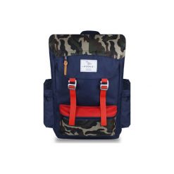 Plecak YOSEMITE Granatowy/Kamuflaż/Czerwony. Czerwone plecaki męskie Rookie, w paski. Za 339,00 zł.