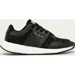 Pepe Jeans - Buty Koko Sandy. Czarne buty sportowe damskie Pepe Jeans, bez wzorów, z jeansu, sportowe. W wyprzedaży za 269,90 zł.