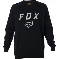 Bluzy męskie: FOX Bluza Męska Legacy Crew Xxl Czarny