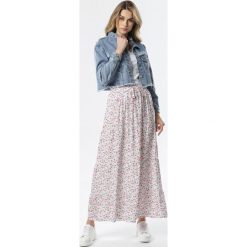 Biała Spódnica Symaithis. Białe spódniczki damskie Born2be, na lato, s, w kwiaty, eleganckie, maxi. Za 69,99 zł.