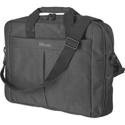 Torba TRUST Primo Carry Bag 17.3 cali Czarny. Czarne torby na laptopa TRUST, w paski, z materiału. Za 65,59 zł.