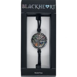 Blackheart Tree of Life Bransoletka srebrny/czarny. Szare bransoletki damskie marki Blackheart, z tworzywa sztucznego, srebrne. Za 32,90 zł.