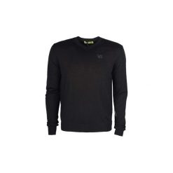 Swetry Versace Jeans B5GQB822 QUMM22 / V-Neck Basic. Czarne swetry męskie Versace Jeans, xl, bez wzorów, z jeansu, bez kołnierzyka, bez kaptura. Za 399,00 zł.