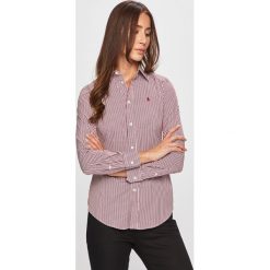 Polo Ralph Lauren - Koszula. Czerwone koszulki damskie polo z elastanu, klasyczne, polo. W wyprzedaży za 349,90 zł.