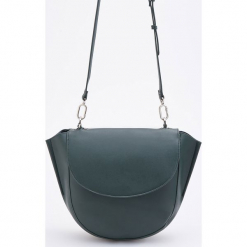Duża torebka typu saddle bag - Khaki. Brązowe torebki klasyczne damskie Reserved, duże. Za 129,99 zł.