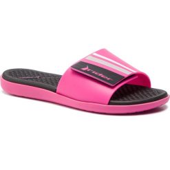 Klapki RIDER - Pool Fem 82569 Pink/Black 23809. Różowe klapki damskie Rider, bez wzorów, z tworzywa sztucznego, bez obcasa. W wyprzedaży za 109,00 zł.