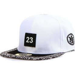 Czapki z daszkiem męskie: Czapka męska snapback biała (hx0292)